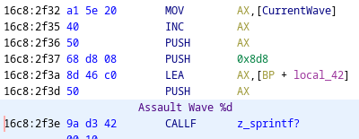 Scalars with memory reference