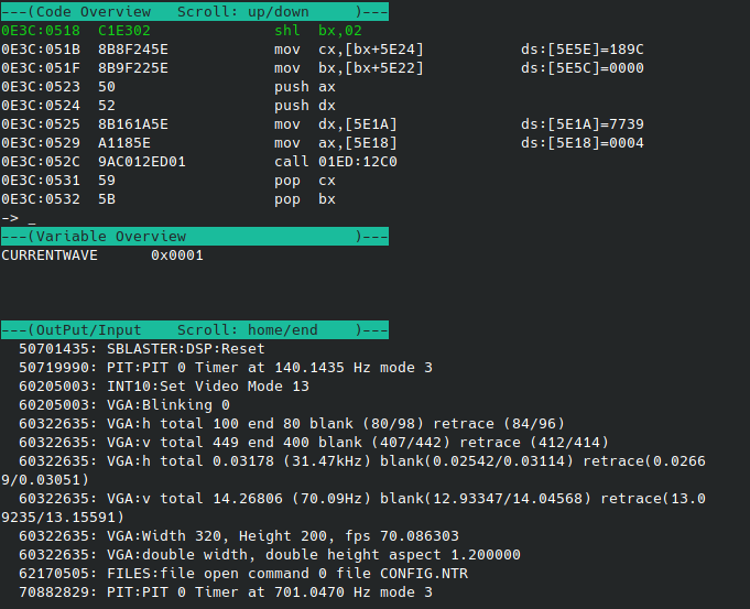 Wave change incremented