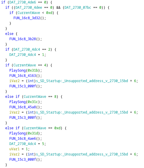 Checking current wave listing